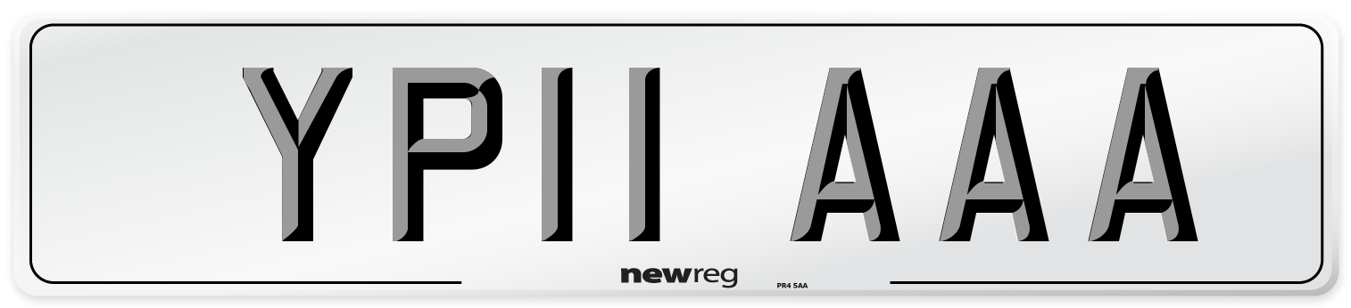 YP11 AAA Number Plate from New Reg